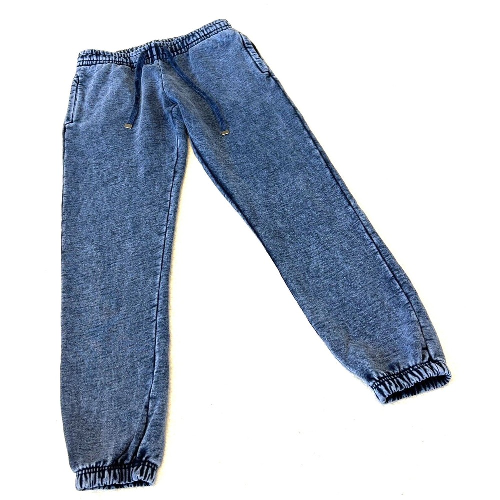Talentless Jogger Sweatpants Women's Size Small Blue Drawstring Pockets Pull On
